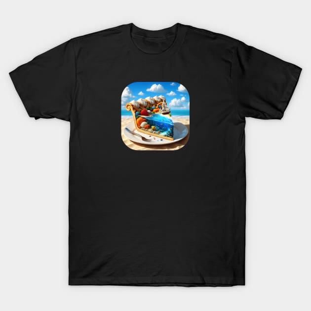 Underwater pie - Salvador Dali Style T-Shirt by Syntheous